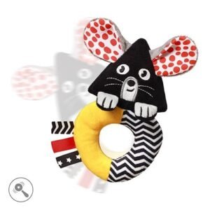 Alternative view of BabyOno Μαλακή Κουδουνίστρα Ποντικάκι 0m+