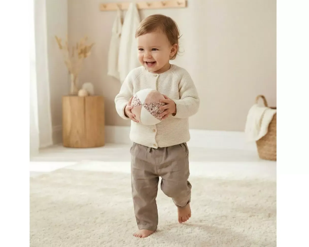 Bieco Βελούδινη Μπάλα Ella με Κουδουνίστρα - Image 3