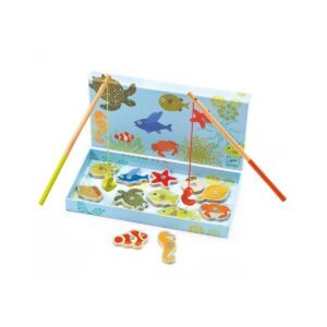 Djeco Ξύλινο Μαγνητικό Ψάρεμα - Τροπικά Ψάρια