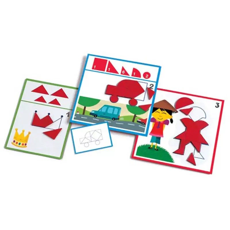 Djeco Εκπαιδευτικό Παιχνίδι Σύνθεσης Εικόνας με Γεωμετρικά σχήματα - Image 2