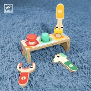 Alternative view of Djeco Ξύλινος Πάγκος Μαραγκού με Εργαλεία 18m+