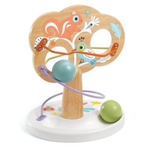 Djeco Παιχνίδι Λεπτής Κινητικότητας Τόμπογκαν - Δέντρο με Σκιουράκι