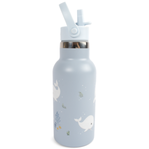 Filibabba Παγούρι Θερμός Whale Tales 350ml με 2 Καπάκια