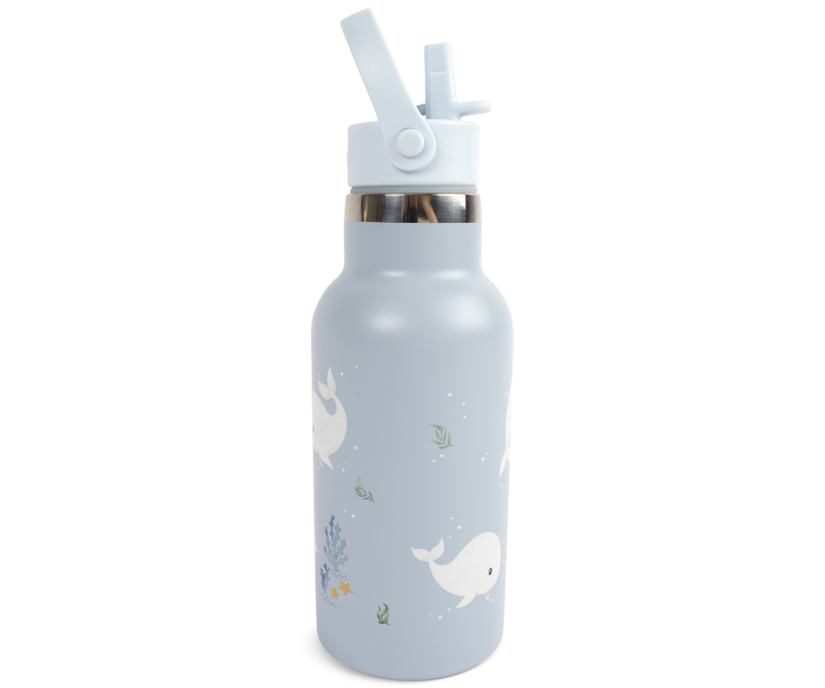 Filibabba Παγούρι Θερμός Whale Tales 350ml με 2 Καπάκια