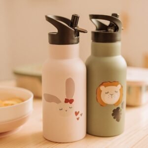 Alternative view of Kikadu Παγούρι Θερμός Lion 350ml με 2 Καπάκια & Βουρτσάκι