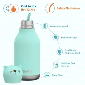 Asobu Bestie Bottle Θερμός - Γάτα 460ml - Image 3