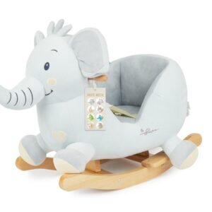 Bieco Λούτρινος Κουνιστός Ελέφαντας Tiko Misty Blue με Ζώνη Ασφαλείας 9m+