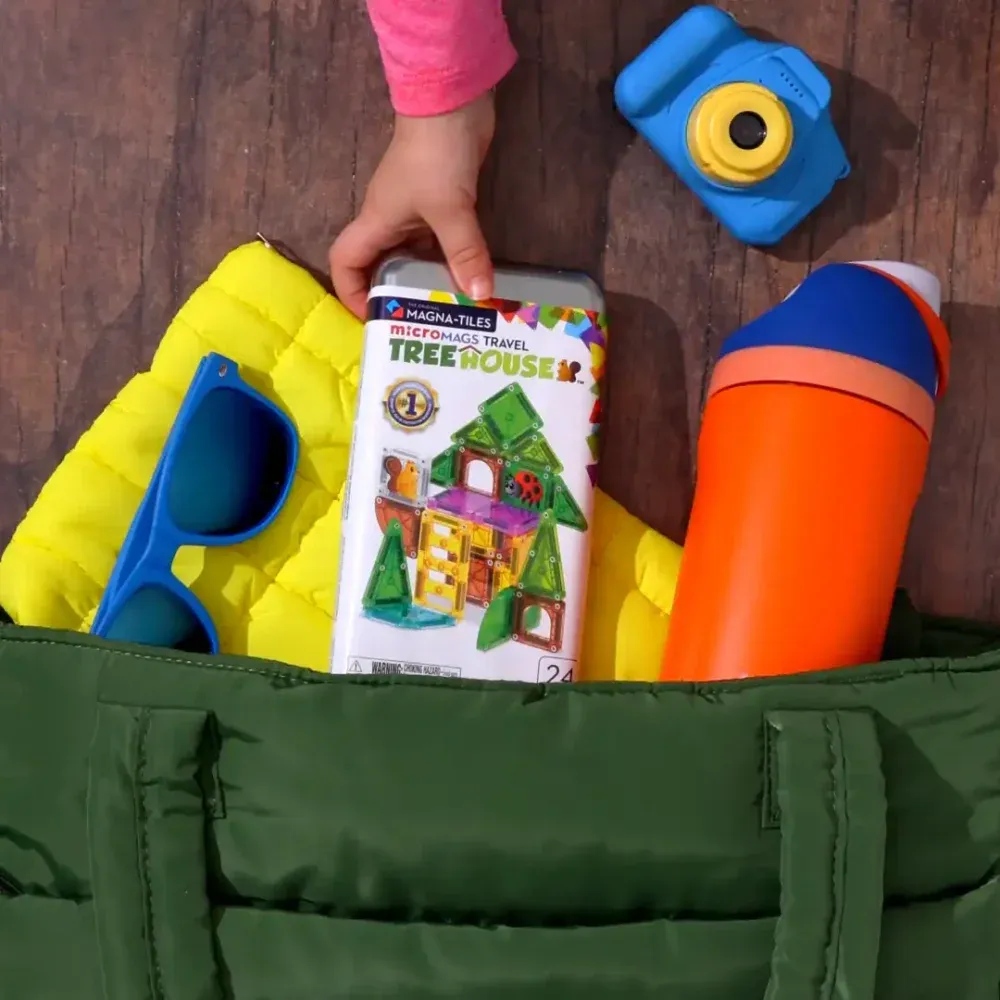 Magna-Tiles Travel Set 24pcs - Treehouse 3+ - Image 4
