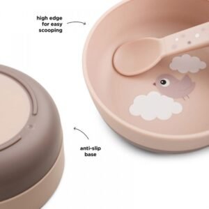 Alternative view of Done by Deer Αντιολισθητικό Μπωλ Φαγητού Happy Clouds Powder