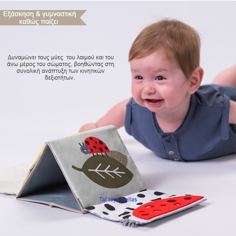 Taf Toys Tummy Time Μαλακό Βιβλίο Αισθήσεων Για 0-6 Μηνών - Image 4