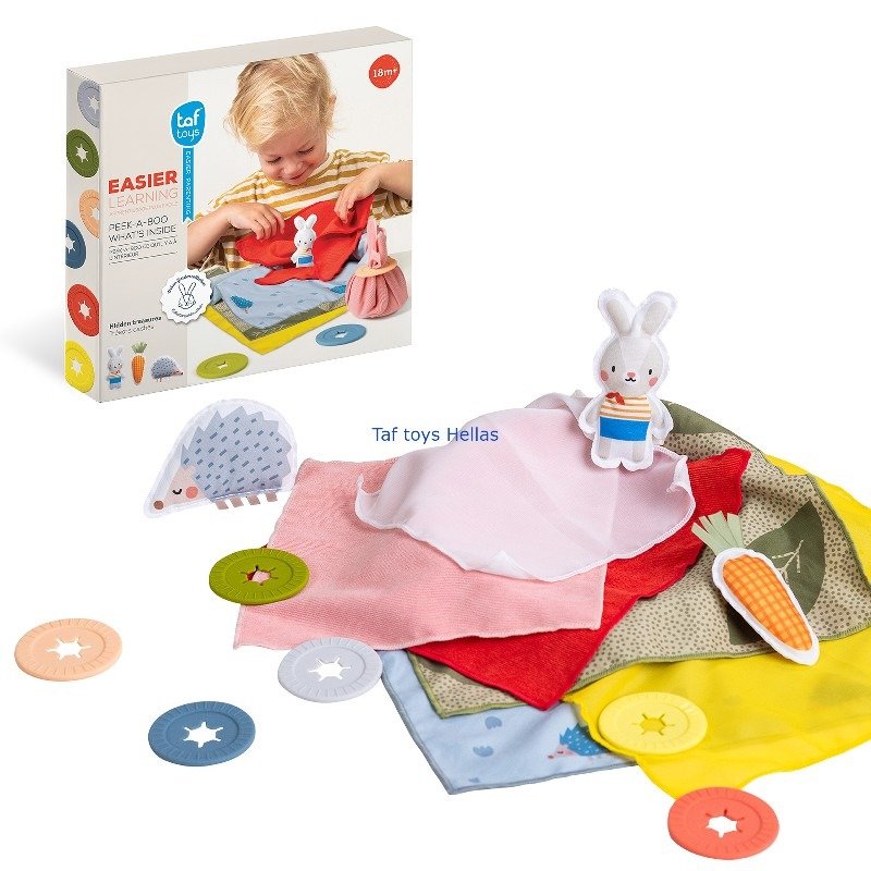 Taf Toys εκπαιδευτικό παιχνίδι Peek-a-boo What's inside
