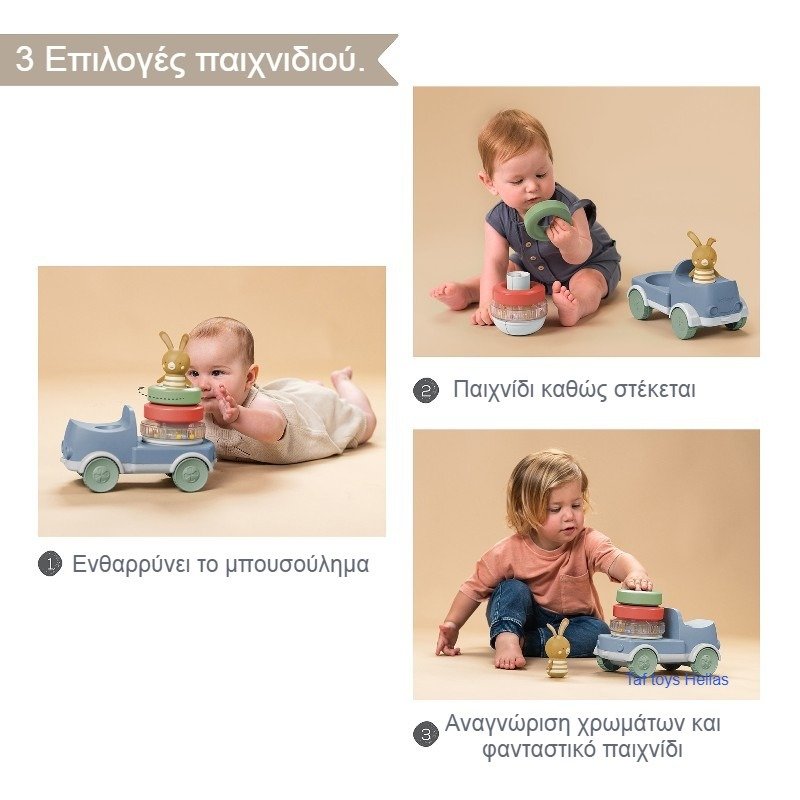 Taf Toys Βρεφικό Φορτηγό Montessori με Πύργο Στοίβαξης 9m+ - Image 2