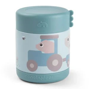 Done by Deer Θερμός Φαγητού Tiny Farm Blue 300ml