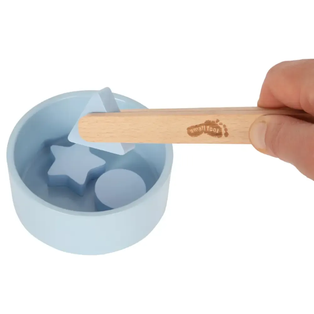 Small Foot Montessori Ξύλινο Παιχνίδι Ταξινόμησης με Μπολ & Λαβίδες 12m+ - Image 3