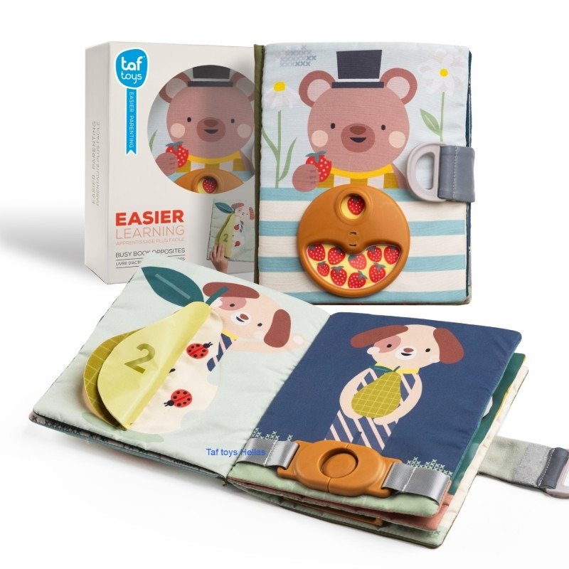 Taf Toys Βρεφικό Βιβλίο Φαντασίας Για 6+ Μηνών Busy Book - Image 4