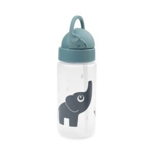 Done by Deer Παιδικό Παγούρι με Καλαμάκι Elphee Blue 350ml