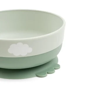 Done By Deer Σετ Φαγητού 3τμχ με Βεντούζα Happy Clouds Green - Image 6