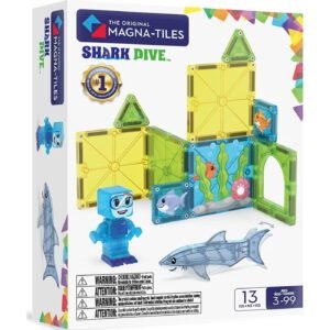 Magna-Tiles Μαγνητικό Σετ 13τμχ - Shark Dive 3+