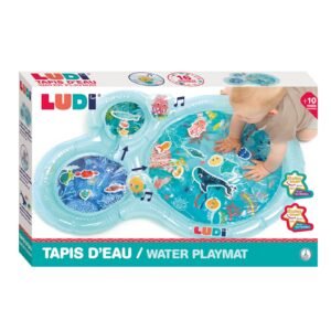 Ludi Βρεφικό Χαλάκι Ανακάλυψης Νερού Θαλάσσιος Κόσμος Γαλάζιο - Image 6
