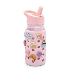 Melii Παγούρι με Charms Ροζ 450ml