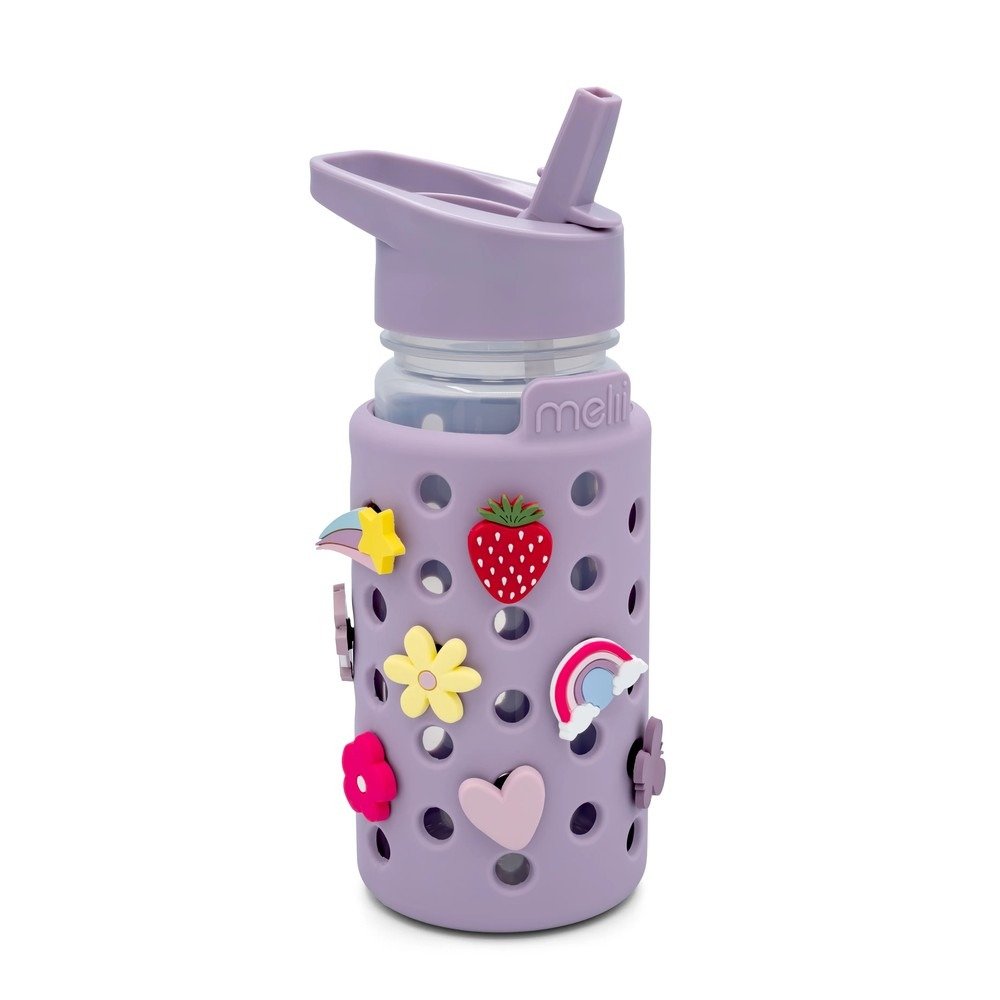 Melii Παγούρι με Charms μωβ 450ml