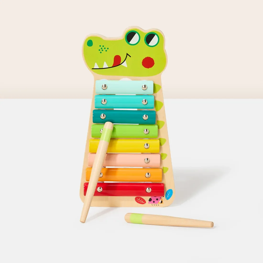 Tooky Toy Ξύλινο Πολύχρωμο Ξυλόφωνο