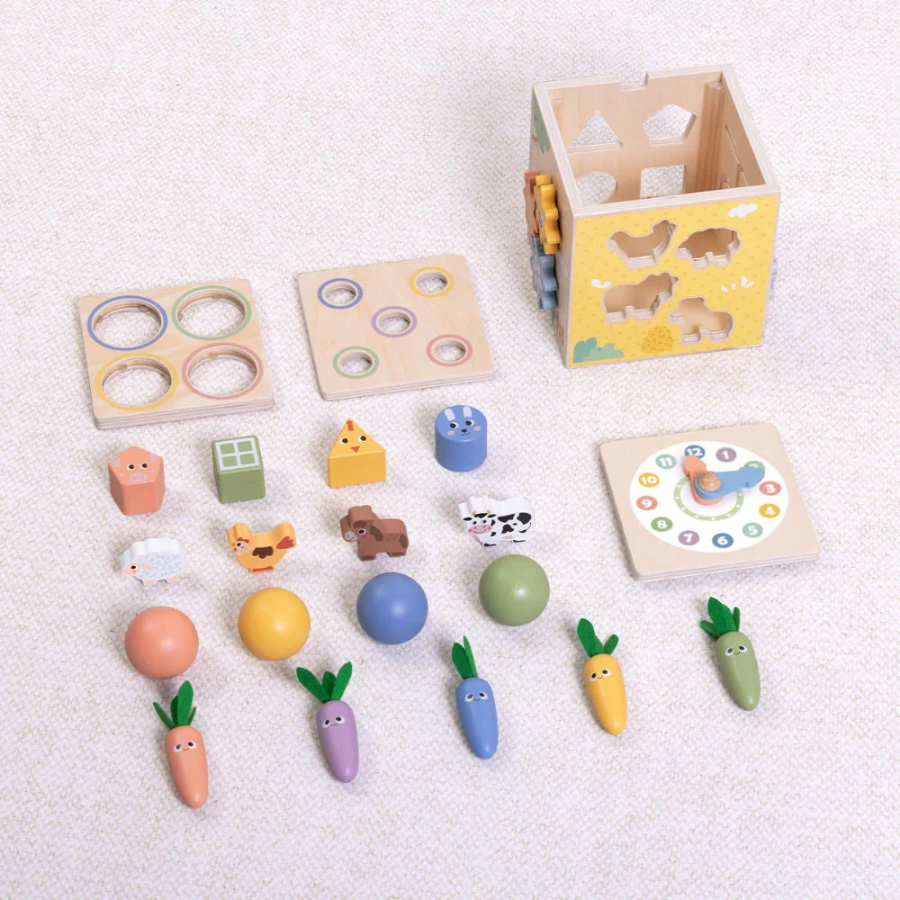 TookyToy Activity Cube Farm Κύβος Δραστηριοτήτων - Image 3