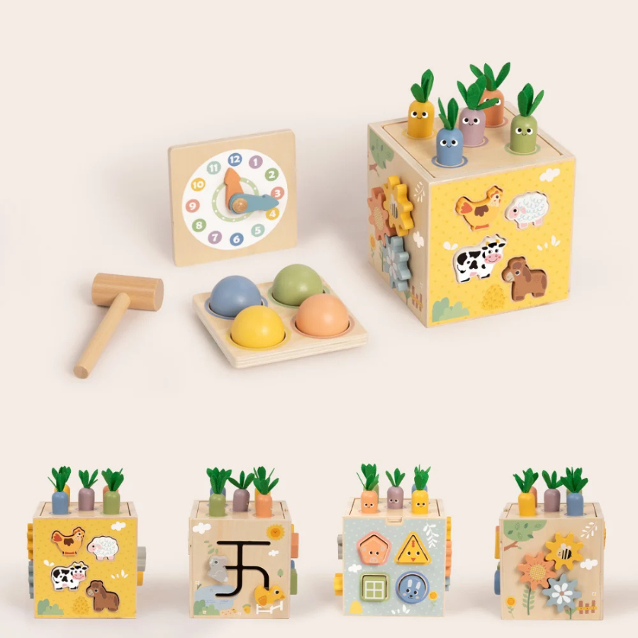 TookyToy Activity Cube Farm Κύβος Δραστηριοτήτων - Image 2