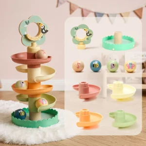 Tooky Toy Εκπαιδευτικός Πύργος Ροής με μπάλες - Image 4