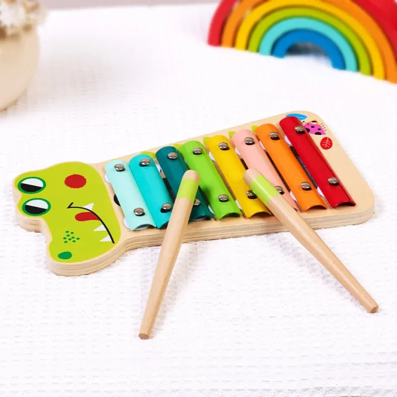 Tooky Toy Ξύλινο Πολύχρωμο Ξυλόφωνο - Image 2