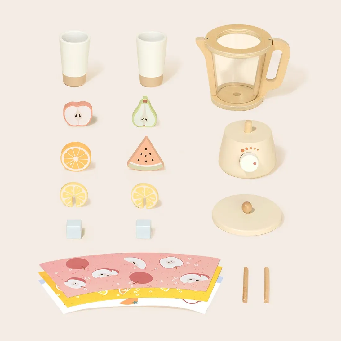 Tooky Toy Ξύλινο Μπλέντερ για Smoothies - Image 3
