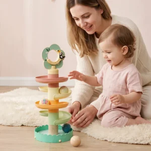Tooky Toy Εκπαιδευτικός Πύργος Ροής με μπάλες - Image 2