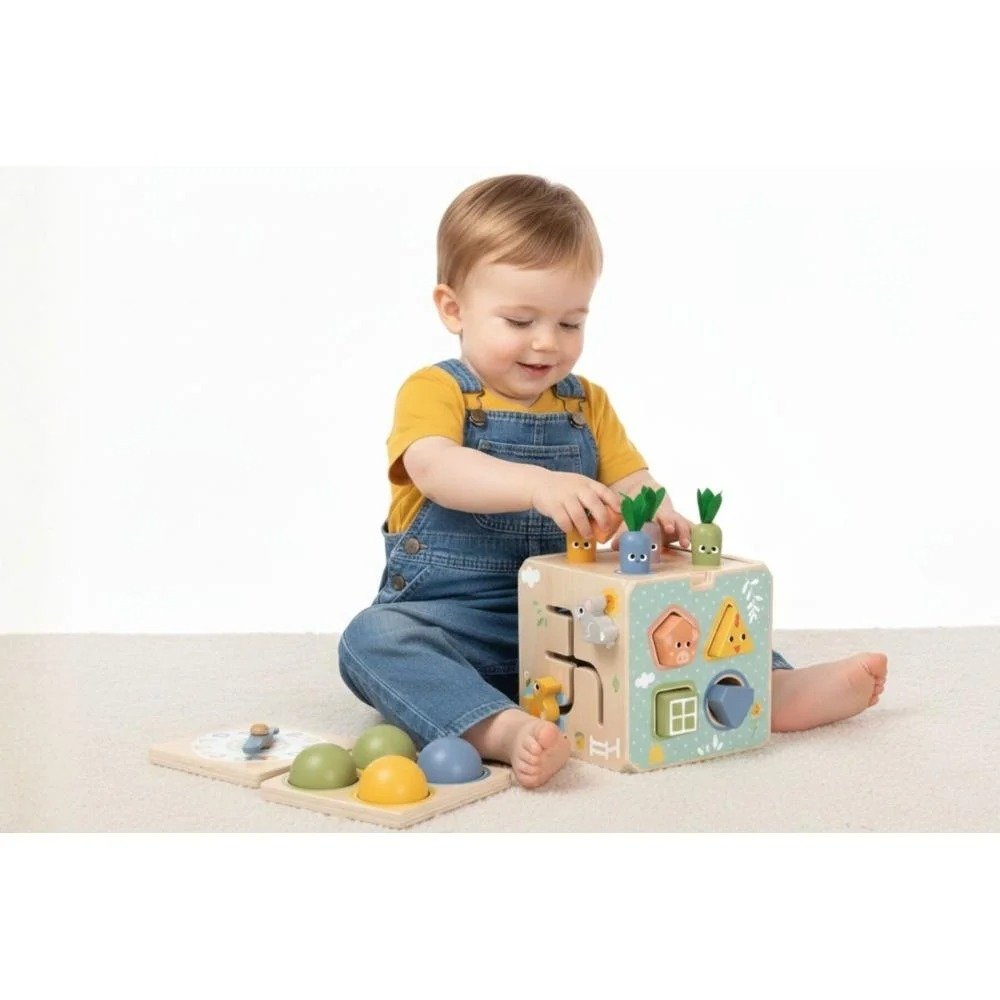 TookyToy Activity Cube Farm Κύβος Δραστηριοτήτων - Image 6